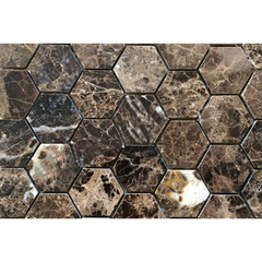 Đá tự nhiên ốp tường Đá mosaic Hexagon DOT-DHA_S21