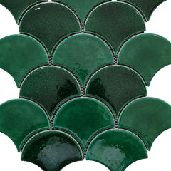 Gạch Mosaic Vảy cá men rạn MVCR005